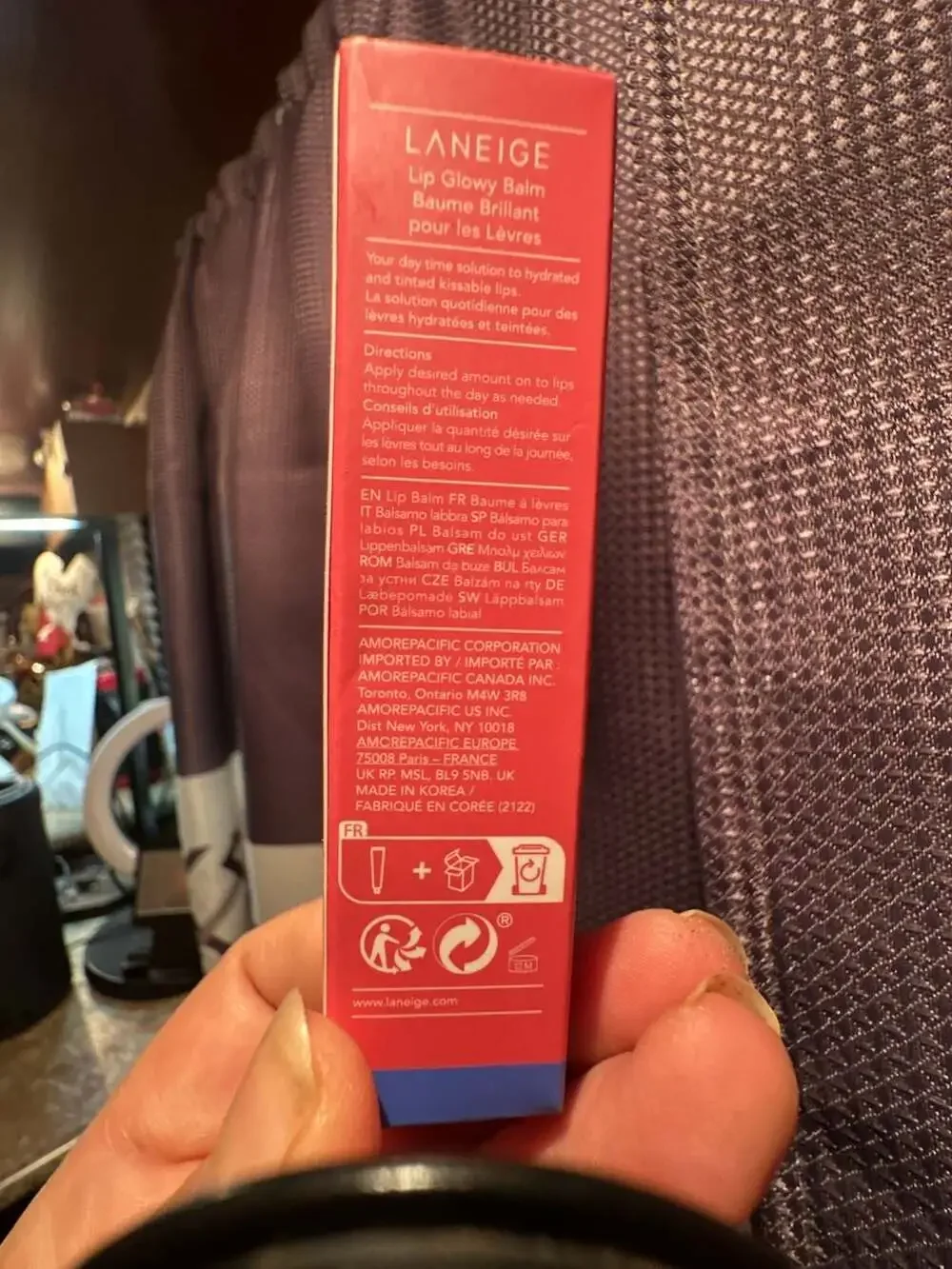 Laneige Lip Glowy Balm Berry 0.35 oz